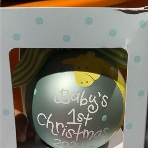 Coton Colors 2024 Baby’s 1st Christmas Keepsake Ornament